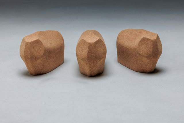 Kork Designobjekt, nachhaltiges Spielzeug, Elefant aus Naturkork, minimalistisches Kinderspielzeug, Kork-Elefant, Elefantenskulptur, Figur aus Kork