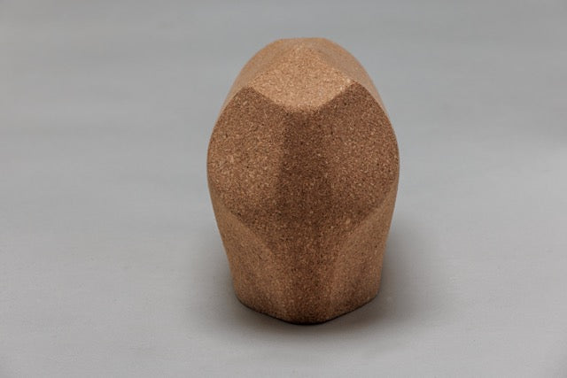 Kork Designobjekt, nachhaltiges Spielzeug, Elefant aus Naturkork, minimalistisches Kinderspielzeug, Kork-Elefant, Elefantenskulptur, Figur aus Kork