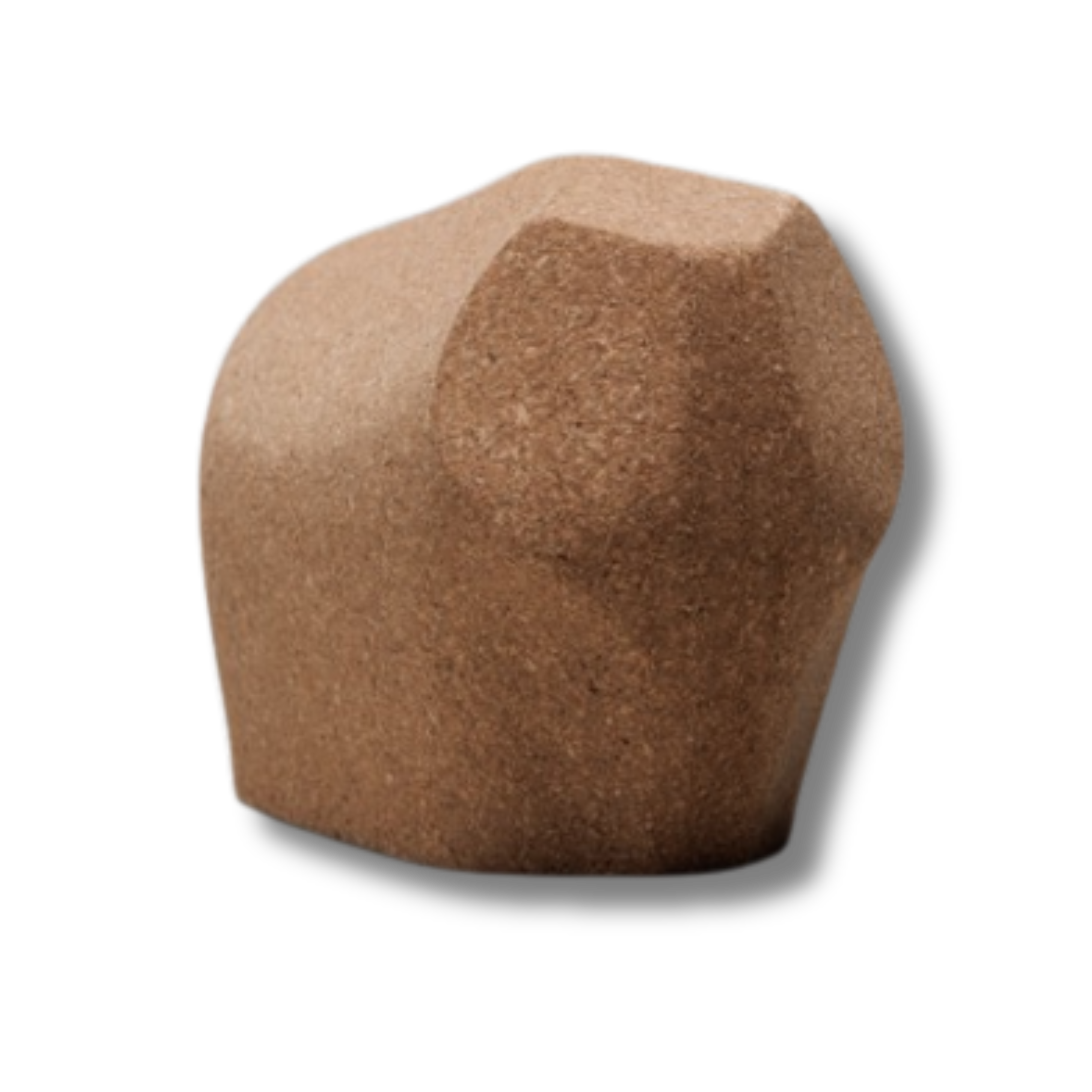 Kork Designobjekt, nachhaltiges Spielzeug, Elefant aus Naturkork, minimalistisches Kinderspielzeug, Kork-Elefant, Elefantenskulptur, Figur aus Kork