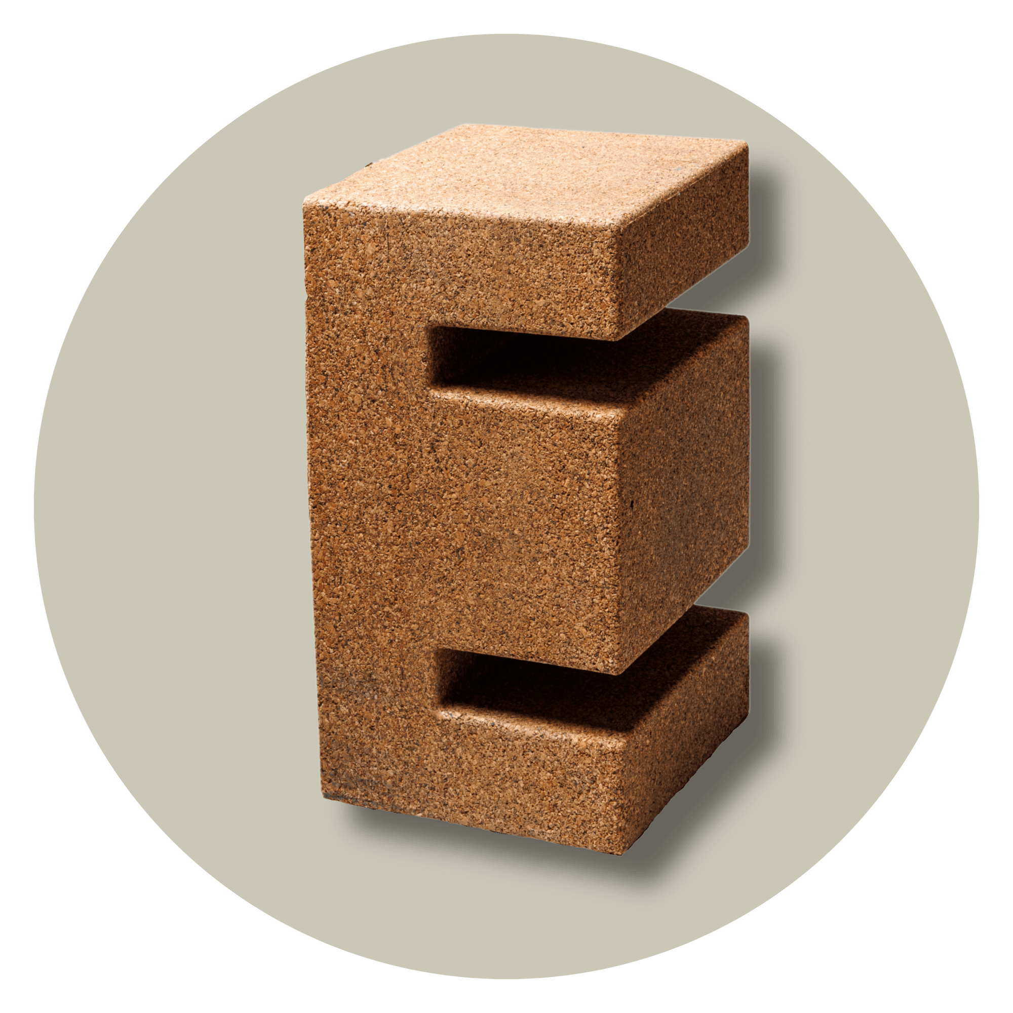 Korkwürfel, Möbel aus Kork, minimalistischer Hocker, nachhaltiger Sitzwürfel, modulares Korkelement,„nachhaltiger Hocker aus recyceltem Kork und Leder“
„Beistelltisch und Hocker in einem aus Kork“„multifunktionaler Hocker aus recyceltem Kork“