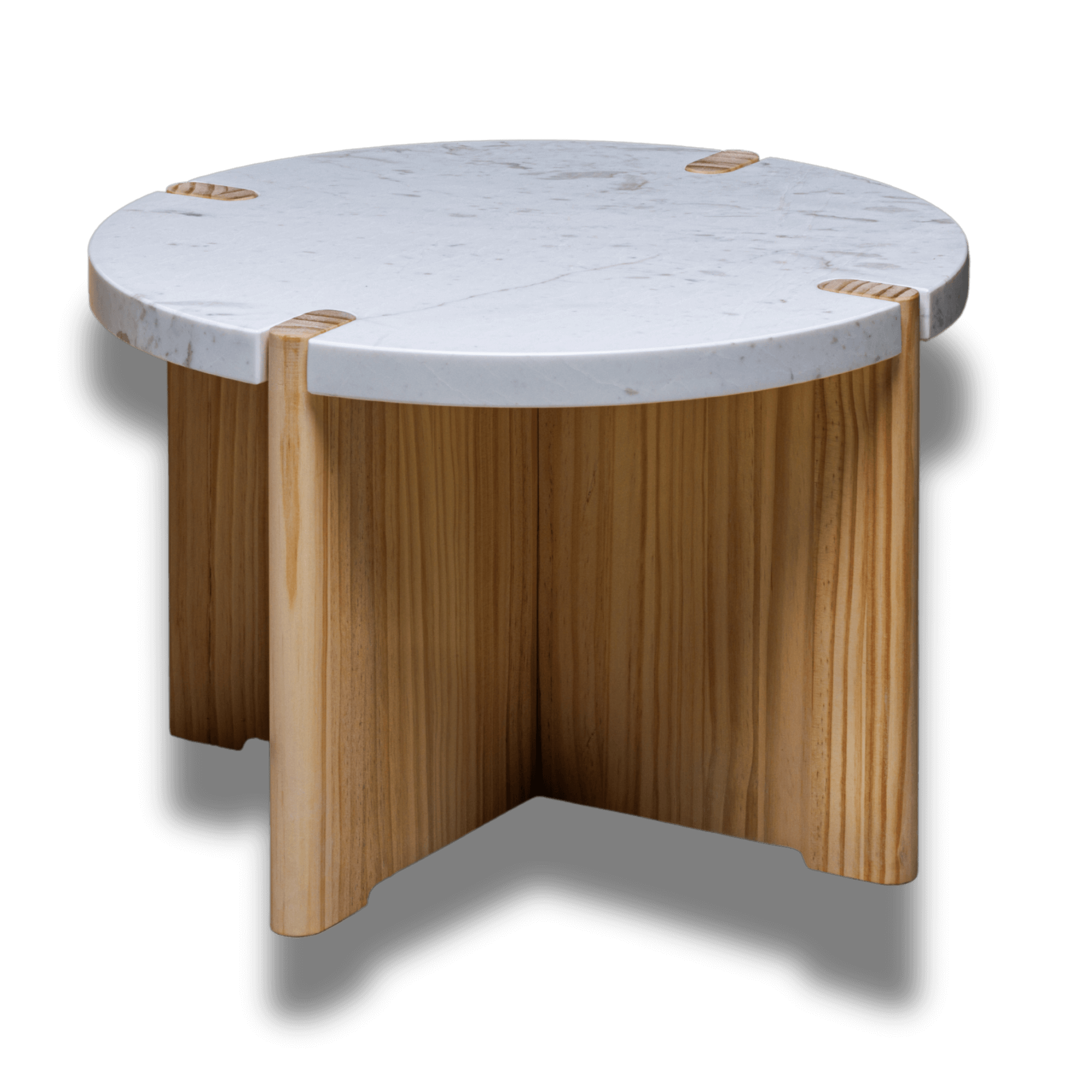 Marmortisch Sella mit individueller Maserung, mediterrane Naturmaterialien – Möbeldesign von Christoph Steiger Studio"